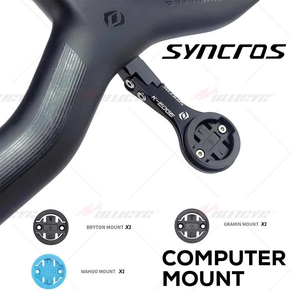 SYNCROS-Guidon intégré pour ordinateur RC, support de route, GPS, Garmin, Bryton, Wahoo, prompt ket