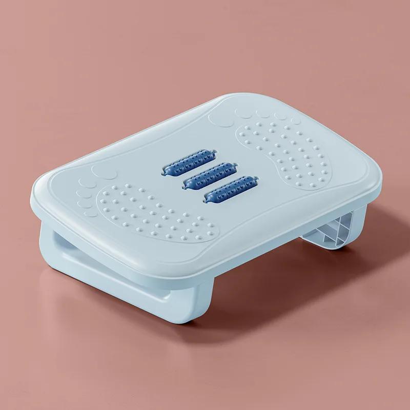 Repose-pieds de bureau pour éviter la croisement des jambes, surface surélevée avec design massant s