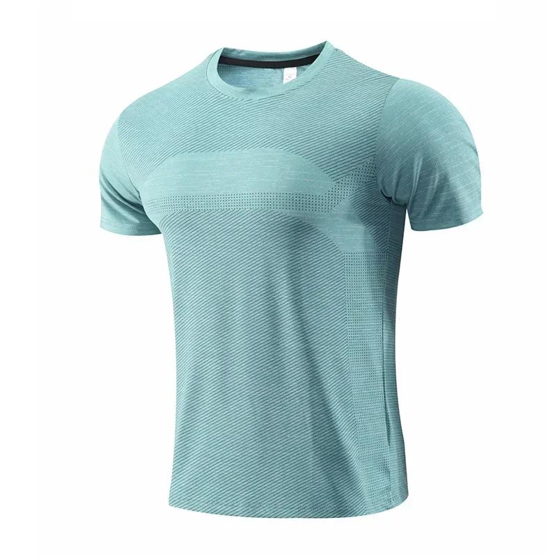 T-shirt Sport Multicolore Homme Manches Courtes - Maillot Gym Fitness Course Respirant Séchage Rapide