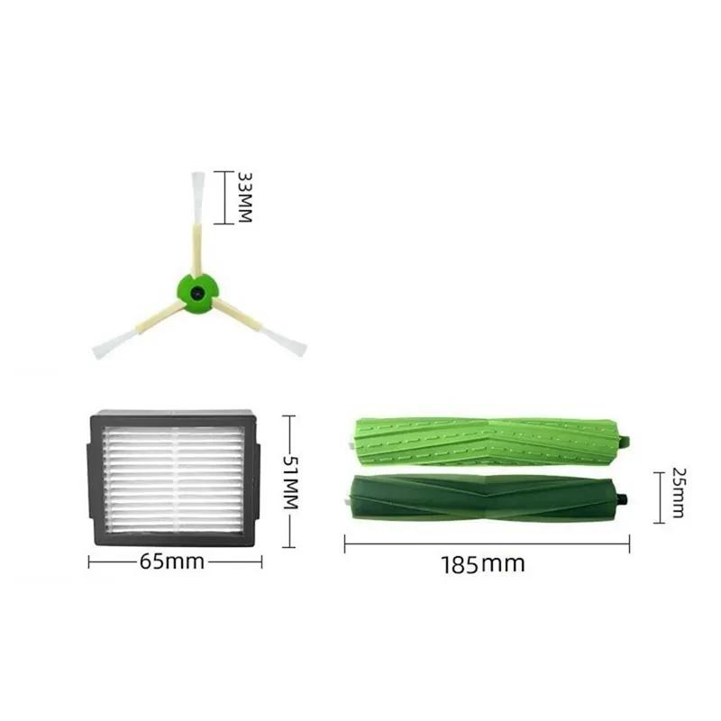 Pour iRobot Roomba I7 I7 + I8 I3 I6 J7 Plus E5 E7 E & I série filtre Hepa brosse latérale aspirateur