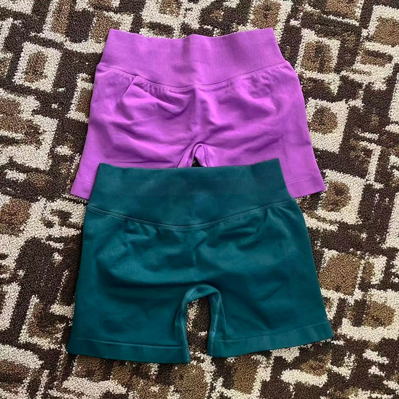 Shorts de sport pour femmes, shorts de cyclisme, shorts de yoga, leggings sans couture, taille haute