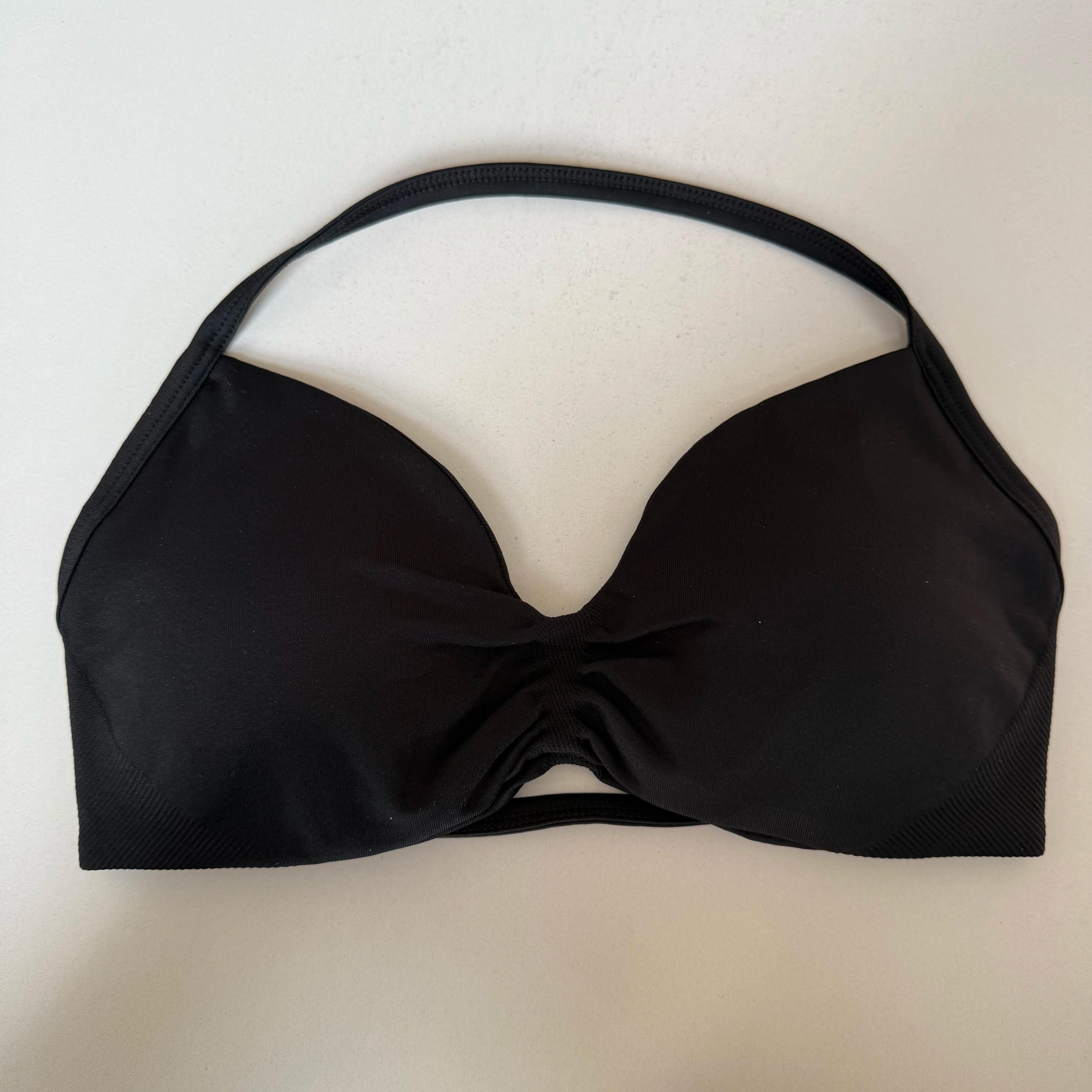Soutien-gorge de sport push-up sexy à bretelles et dos ouvert, haut court de gym avec coussinets amo