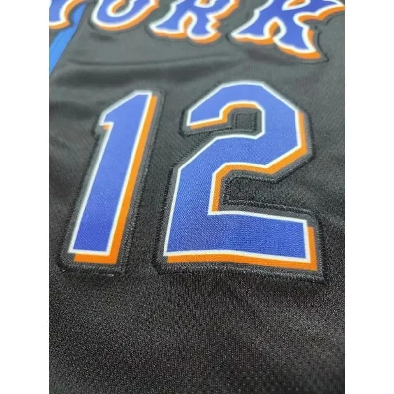 Maillot de baseball brodé à col en V pour hommes de New York, chemise de baseball respirante à manch
