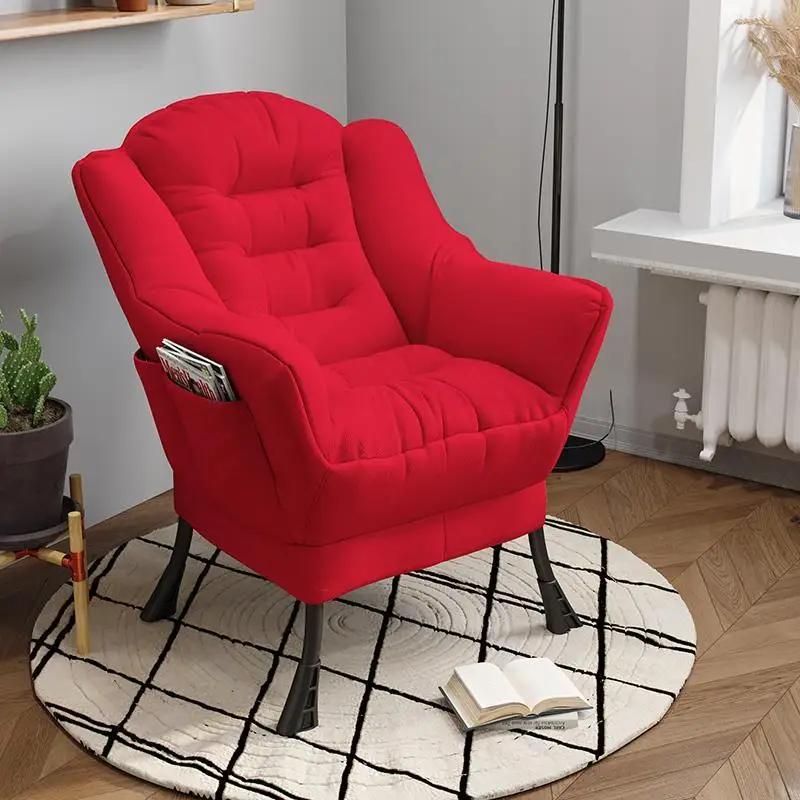 Chaise de canapé confortable avec repose-pieds, chaises de salon, loisirs paresseux, chaise à dossie