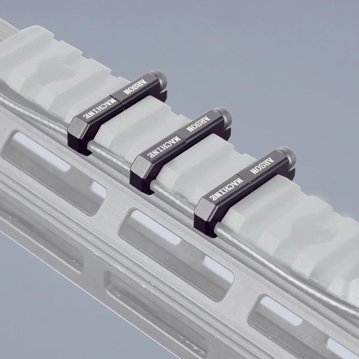 Nouveau système de guidage de fil de Clip de câble de commutateur de M-LOK en aluminium 3 pièces pou