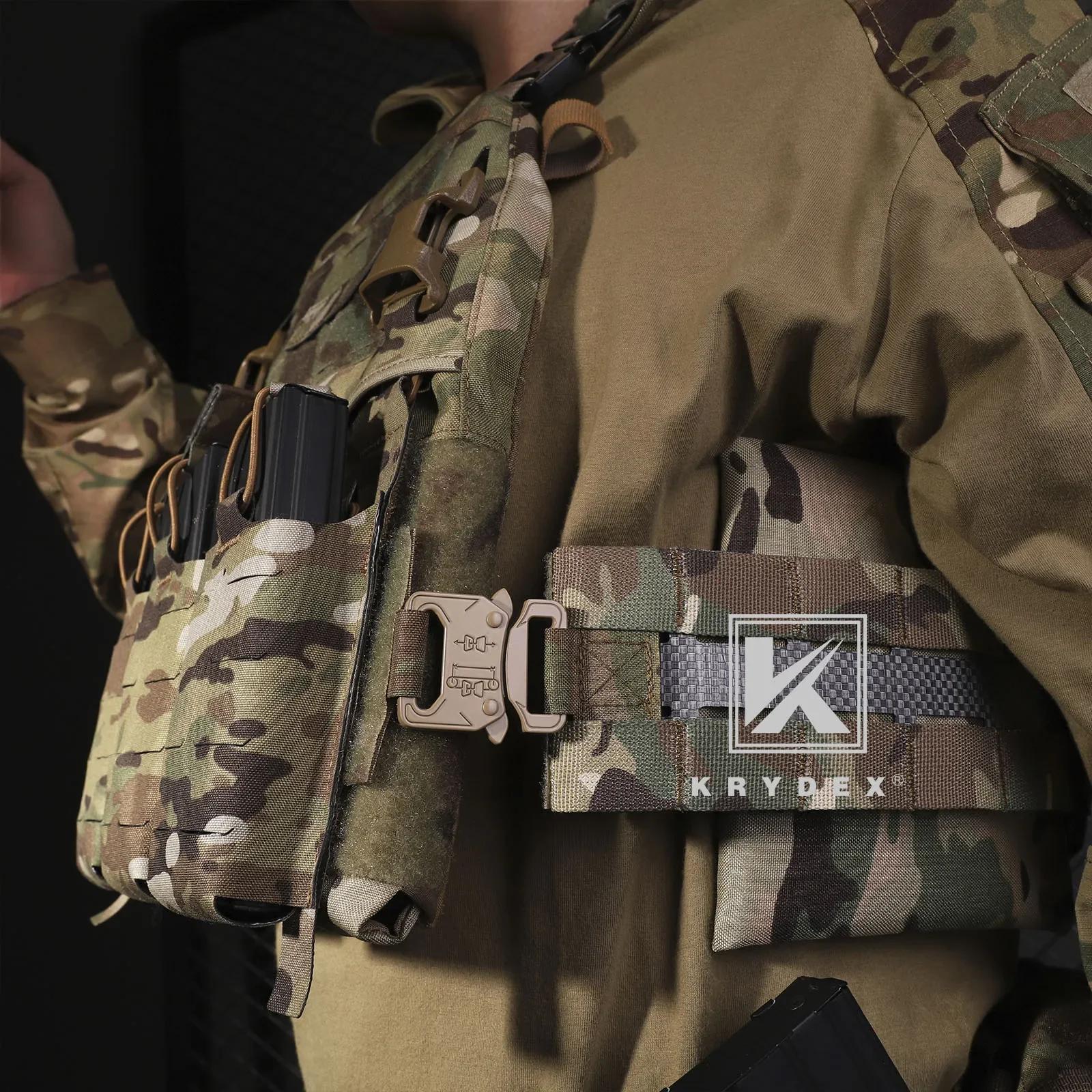 KRYDEX – Kit d'adaptateur de ceinture à boucle métallique tactique à dégagement rapide, pour FCPC V5