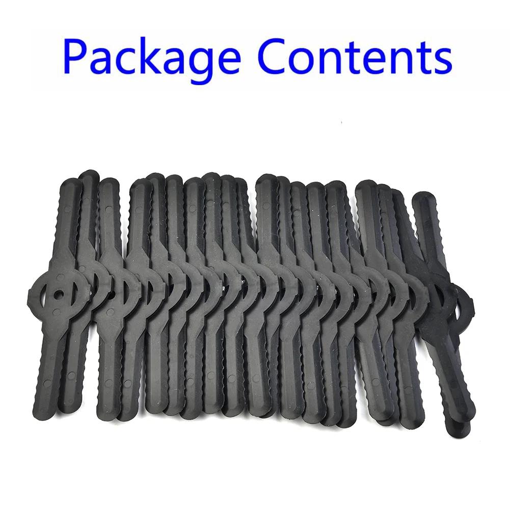 Lames de coupe en plastique pour coupe gazon électrique sans fil, outil de coupe-herbe, outil de jar