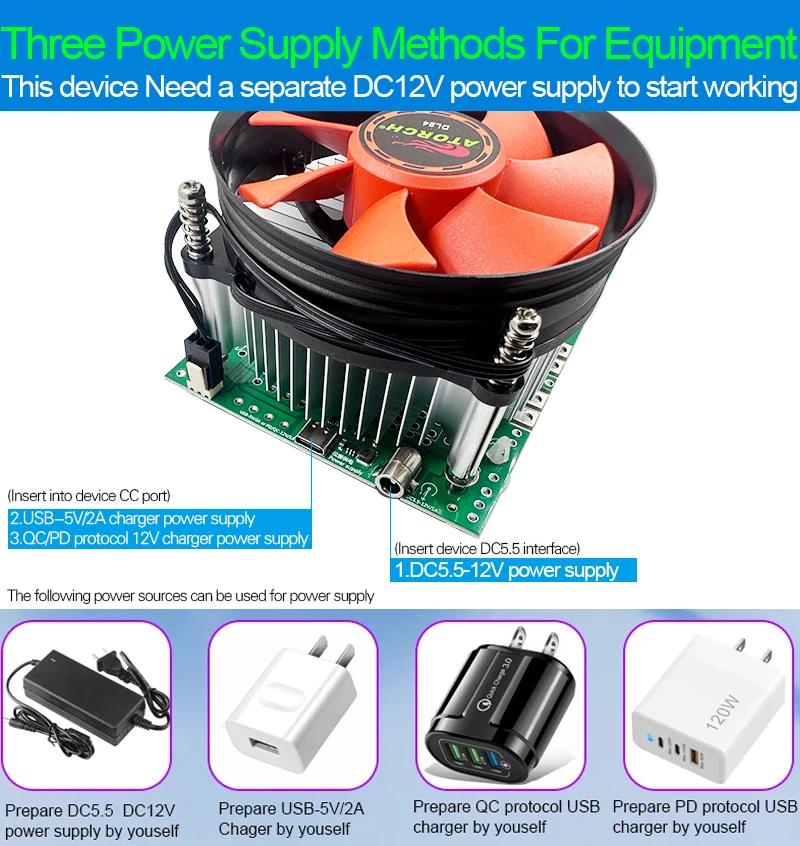 Testeur de capacité de batterie 150W à 4 fils, écran couleur TFT de 2.4 pouces, Type CNC, testeur de