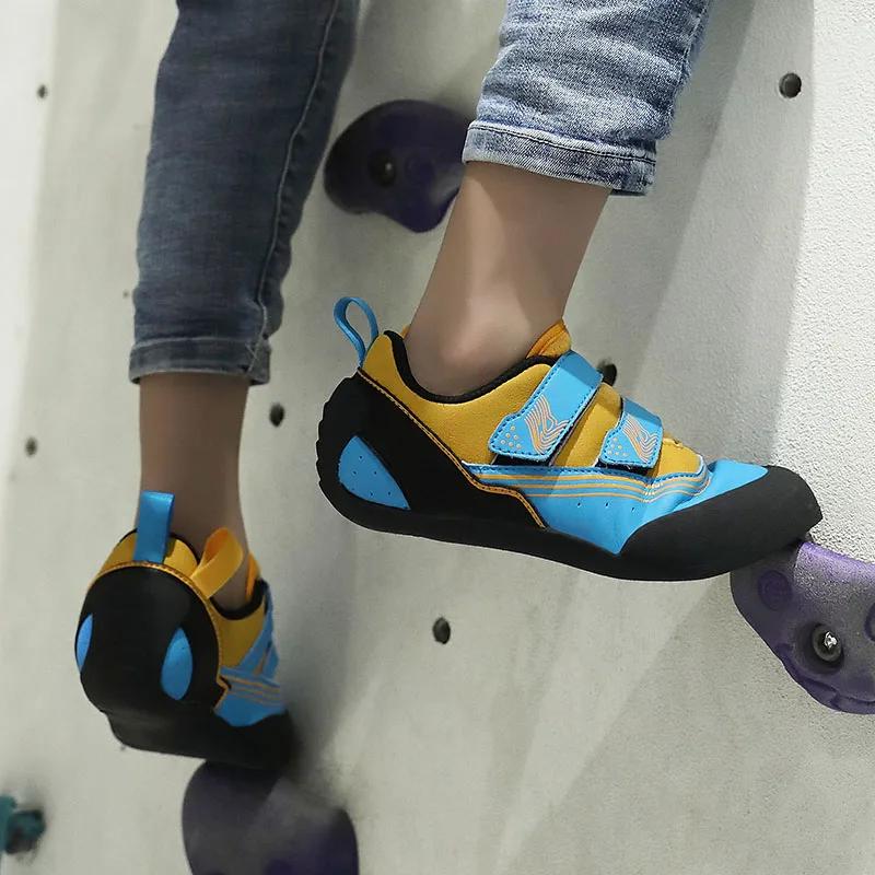 Chaussures d'escalade pour enfants 2023 - Antidérapantes et sportives pour entraînement extérieur