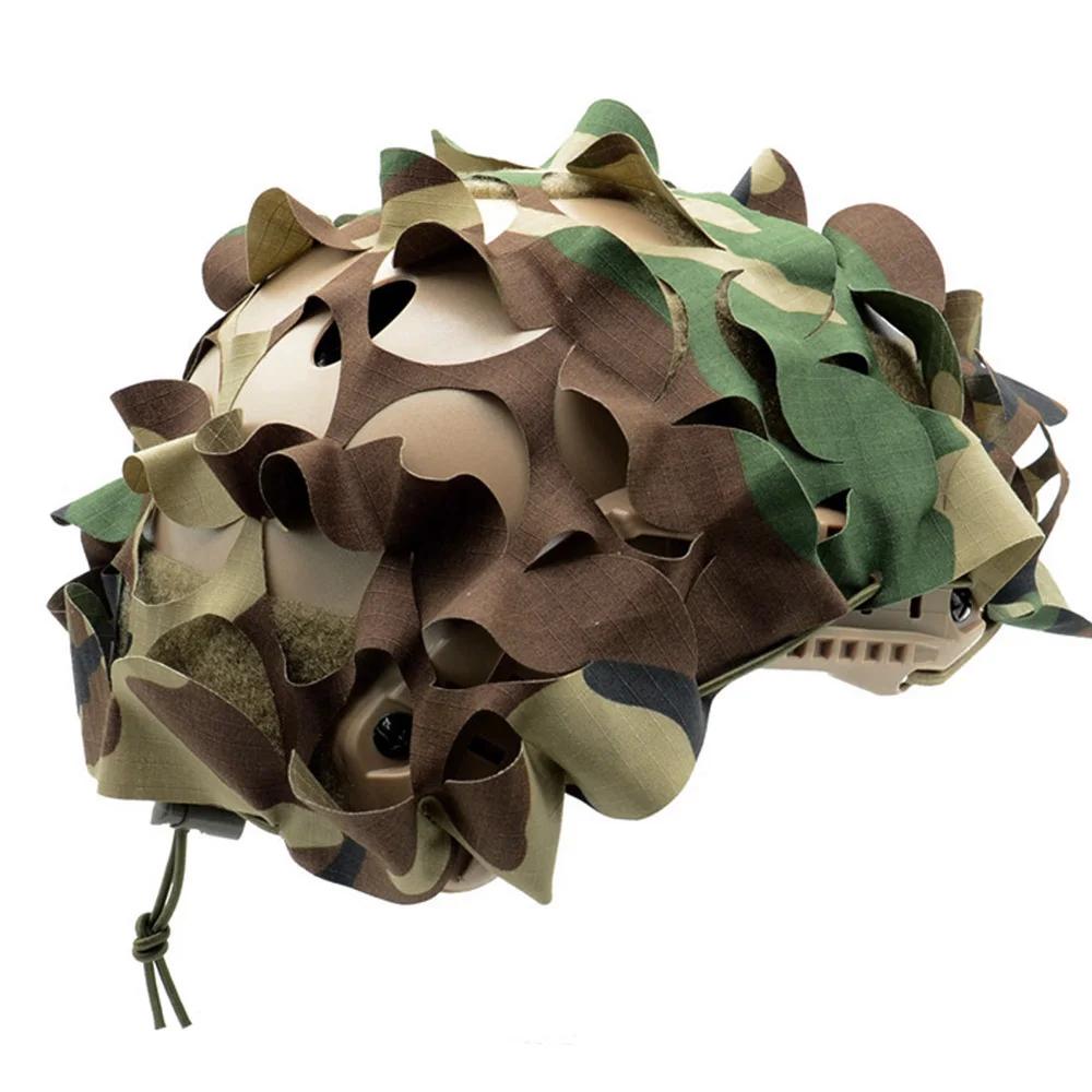VULPO – housse de casque tactique rapide, Camouflage 3D, housse en tissu pour casque rapide, accesso