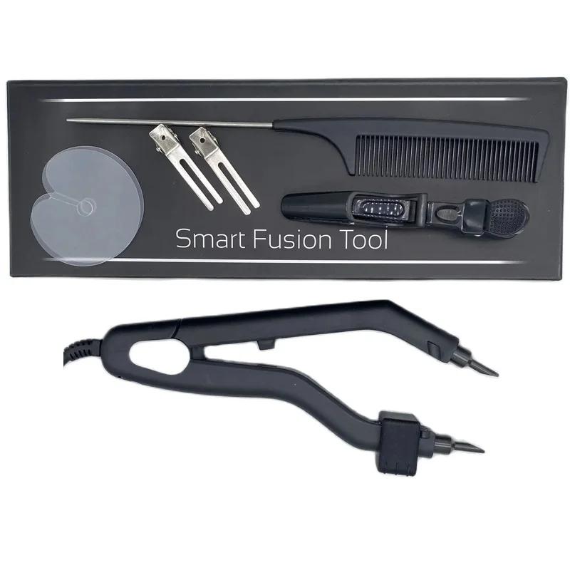 KIT de connecteur de cheveux de chaleur noire 220 degrés L-601 fer à chaleur contrôlable à la tempér