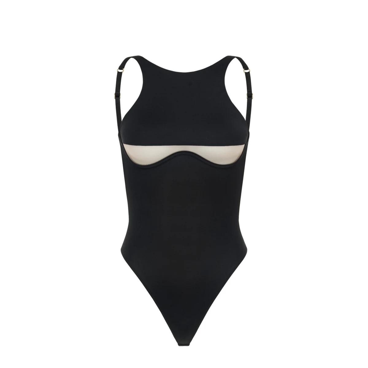 Push Up 2025 Sexy femmes une pièce maillot de bain maillot de bain pour femme licou Biquini maille M