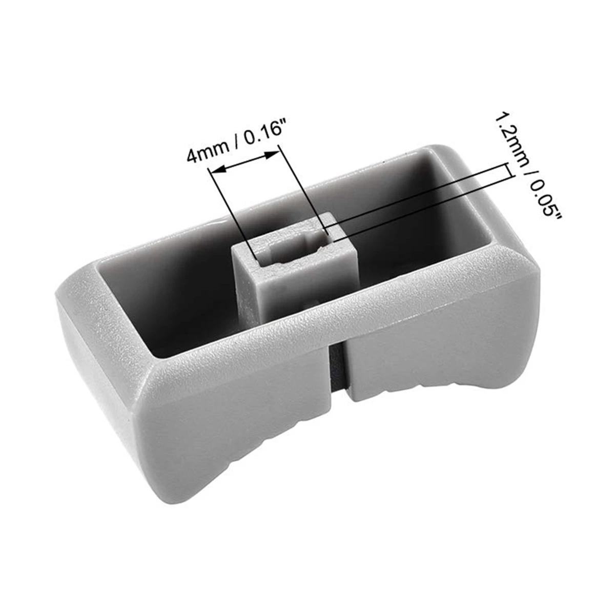 Lèvent de Fader de Remplacement pour Potentiomètre, Bouton Gris, Marque Noire, Console de Centre Com