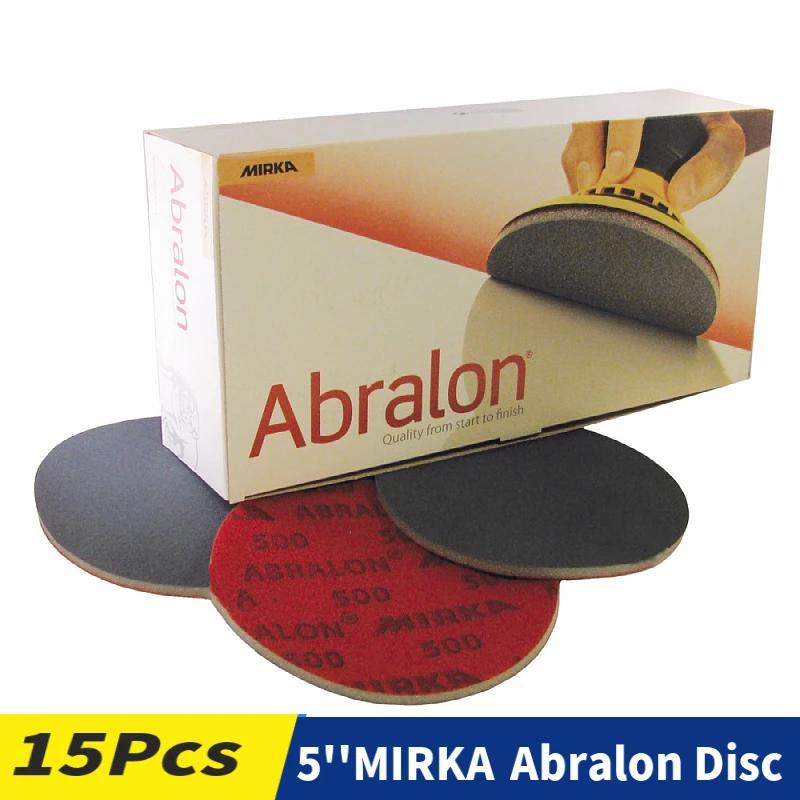 Mirka Abralon 5 pouces éponge papier de verre support en mousse crochet et boucle disques de polissa