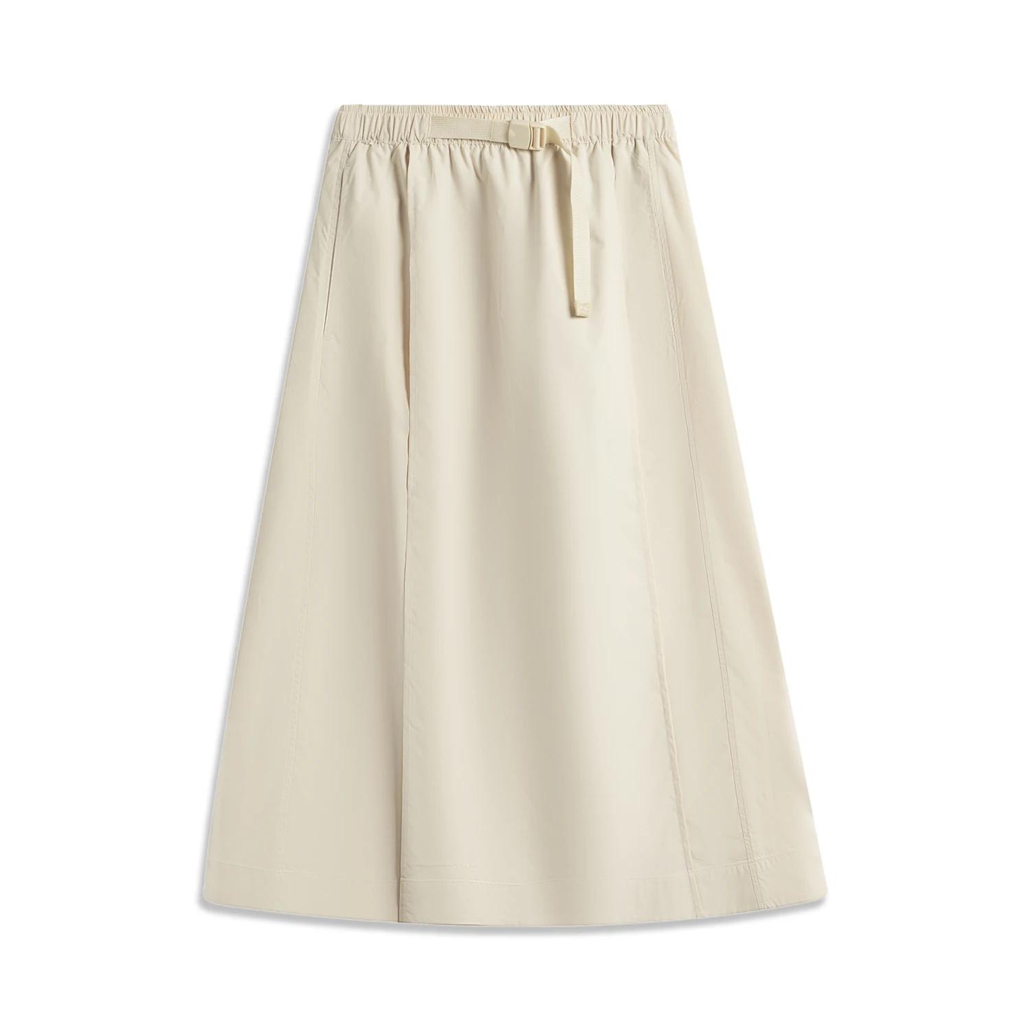 Li-ning – robe de Style sport pour femmes, coupe ample, respirant, doublure réglable, jupe longue à