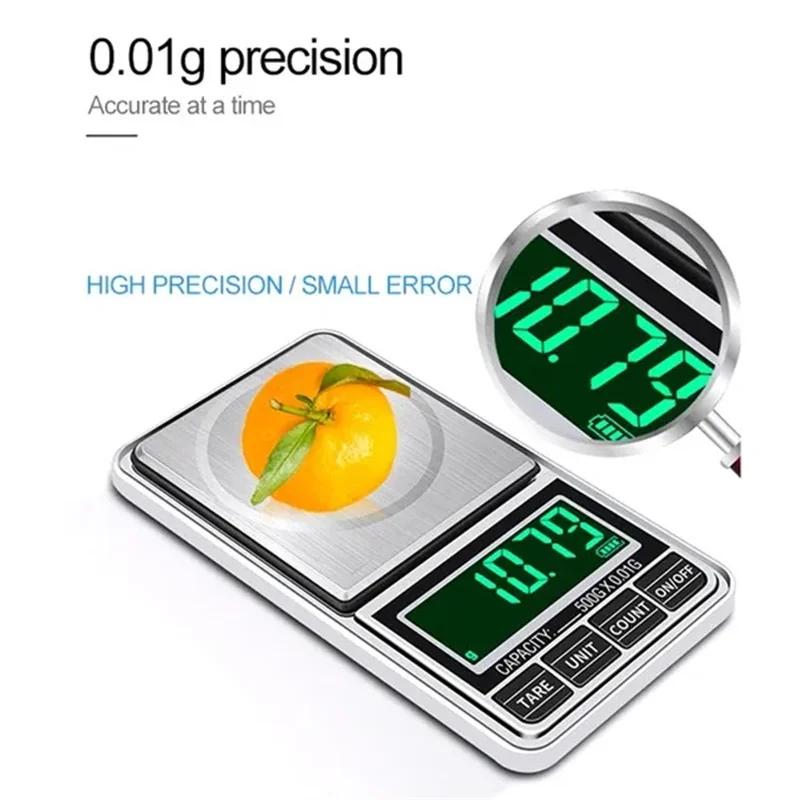Mini Balance à bijoux de poche Portable, Rechargeable par USB, électronique numérique, haute précisi