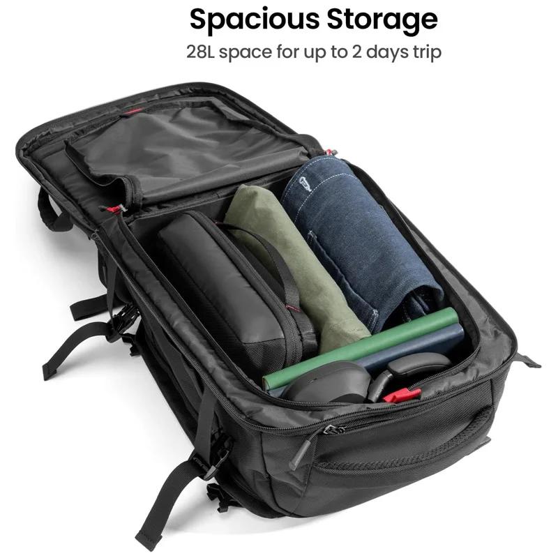 Sac à dos de voyage 28L, sac à dos d'affaires étanche et léger pour bagage à main, adapté aux voyage