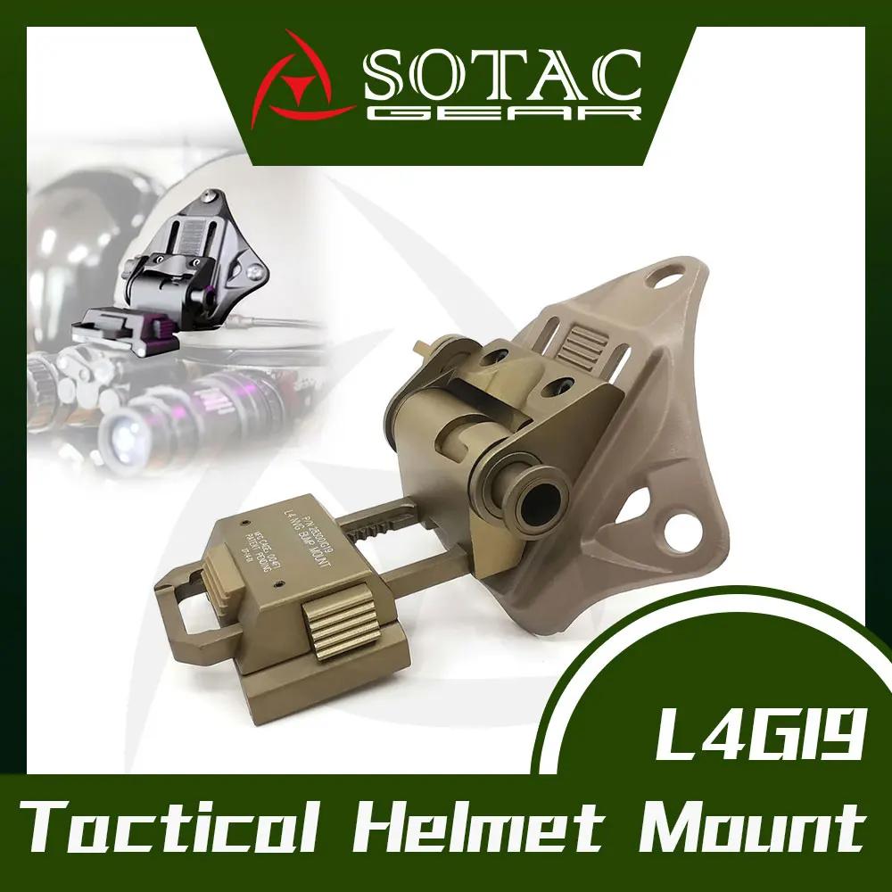 SOTAC tactique L4G19 support de casque NVG chasse Wea-pon aluminium CNC Vision nocturne L4 G19 acces