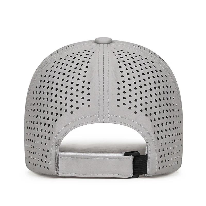 Casquette de soleil de randonnée légère pour hommes et femmes, chapeau respirant perforé au Laser à