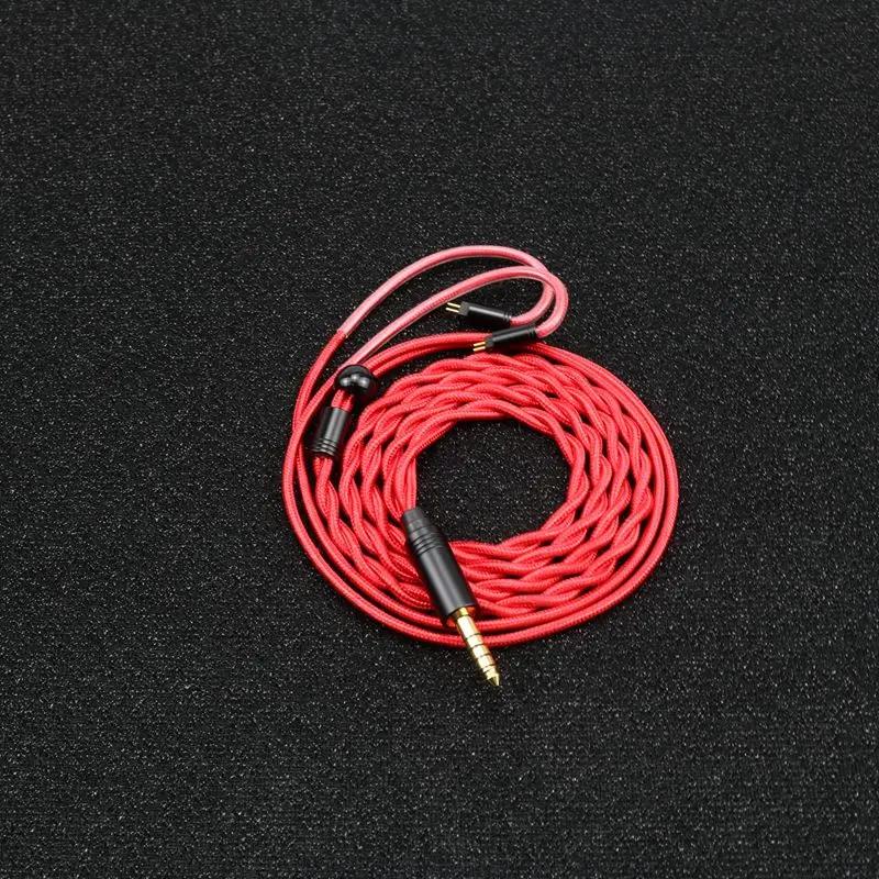 XINHS-Câble coaxial hybride Hi-Fi K05, argent pur 4N, cuivre pur 7N, 2 brins, câble de téléphone de