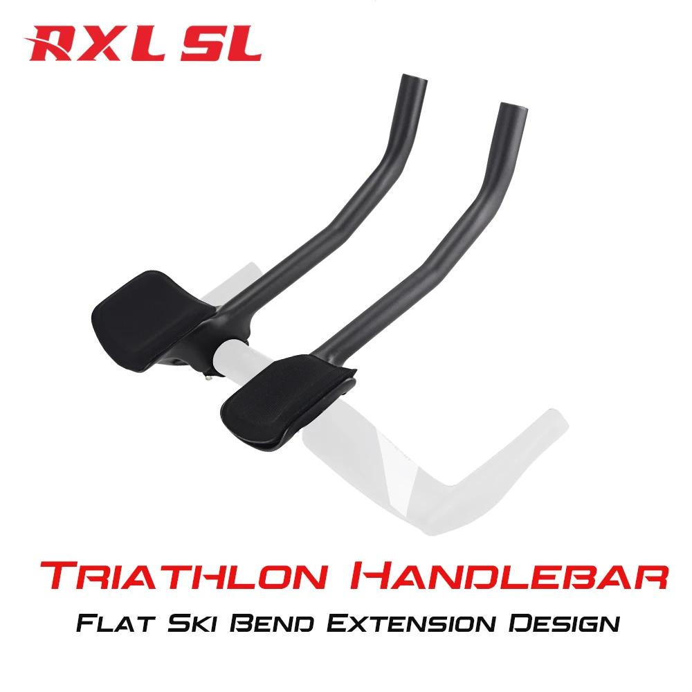 Barre de repos de vélo en carbone RXL SL 31,8 mm 30 ° /40 ° /50 ° Clip de guidon de triathlon sur