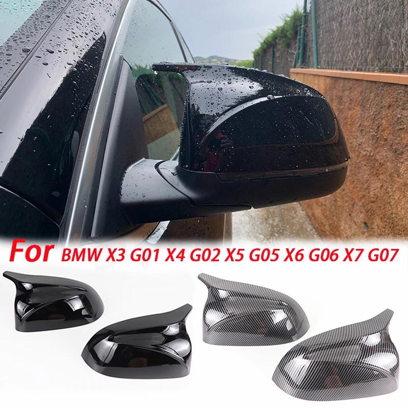 Pour BMW X3 G01 X4 G02 X5 G05 X6 G06 X7 G07 2018 2019 2020 M style noir rétroviseur couverture X3M L