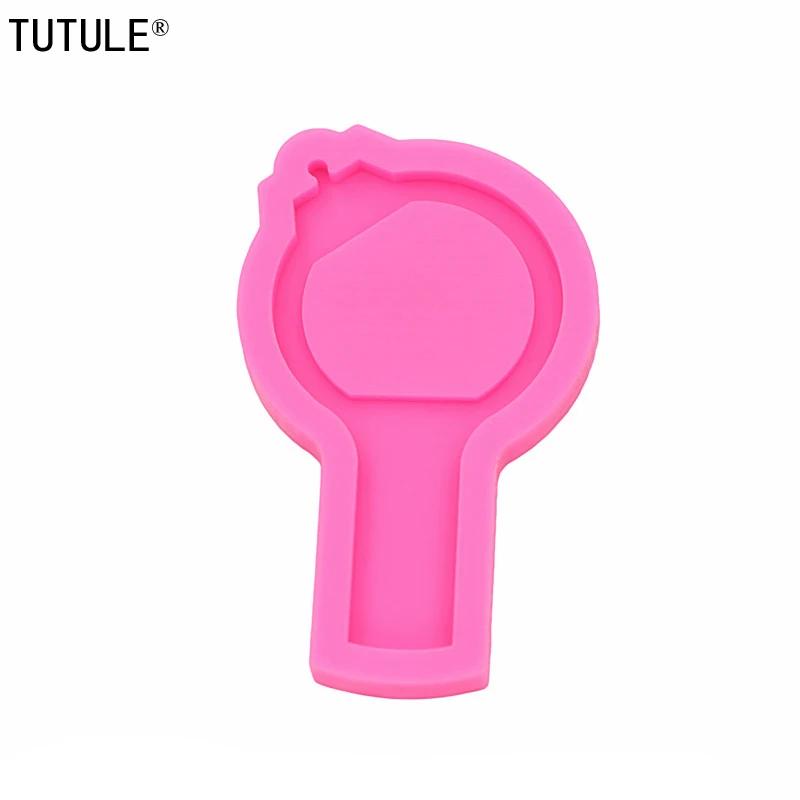 Shaker de bombe ou moule en Silicone à haute brillance, breloques de jeu en résine époxy, baguette m