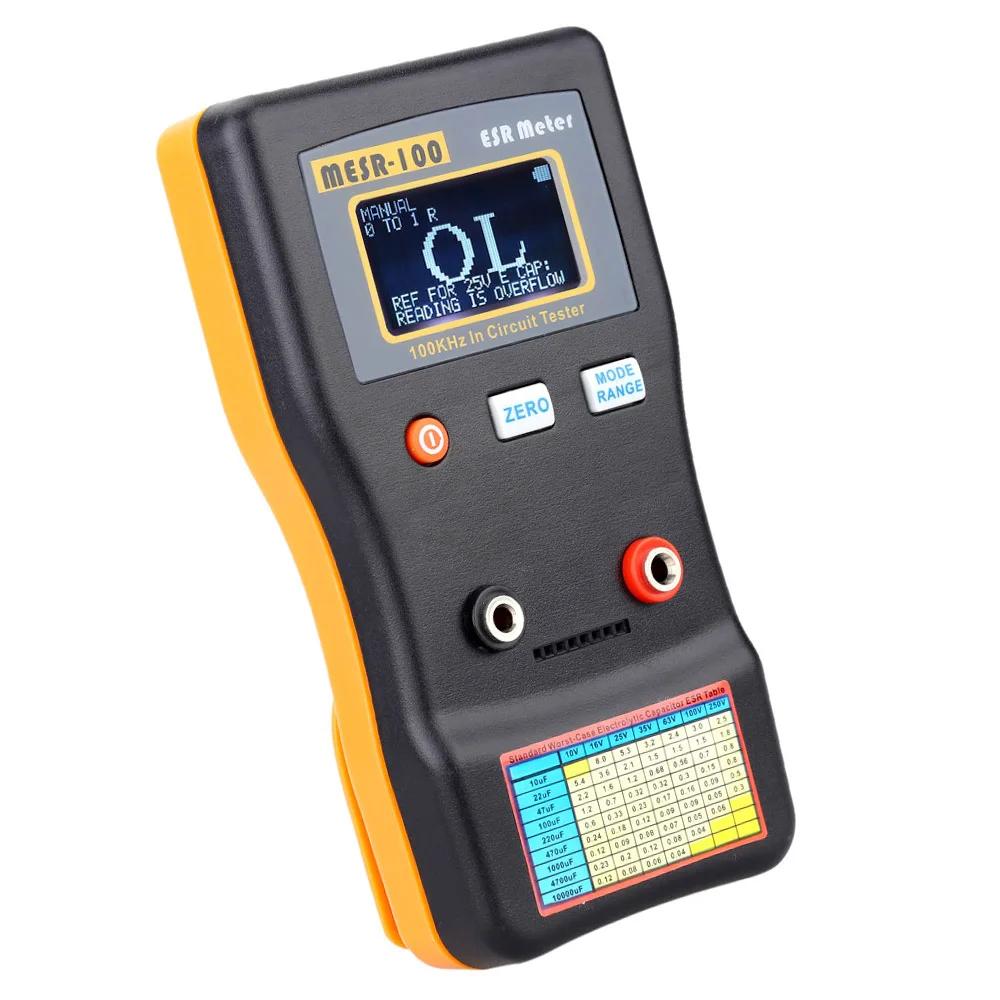 MESR-100/M6013 ESR capacité Ohm mètre professionnel capacité résistance condensateur Circuit disposi