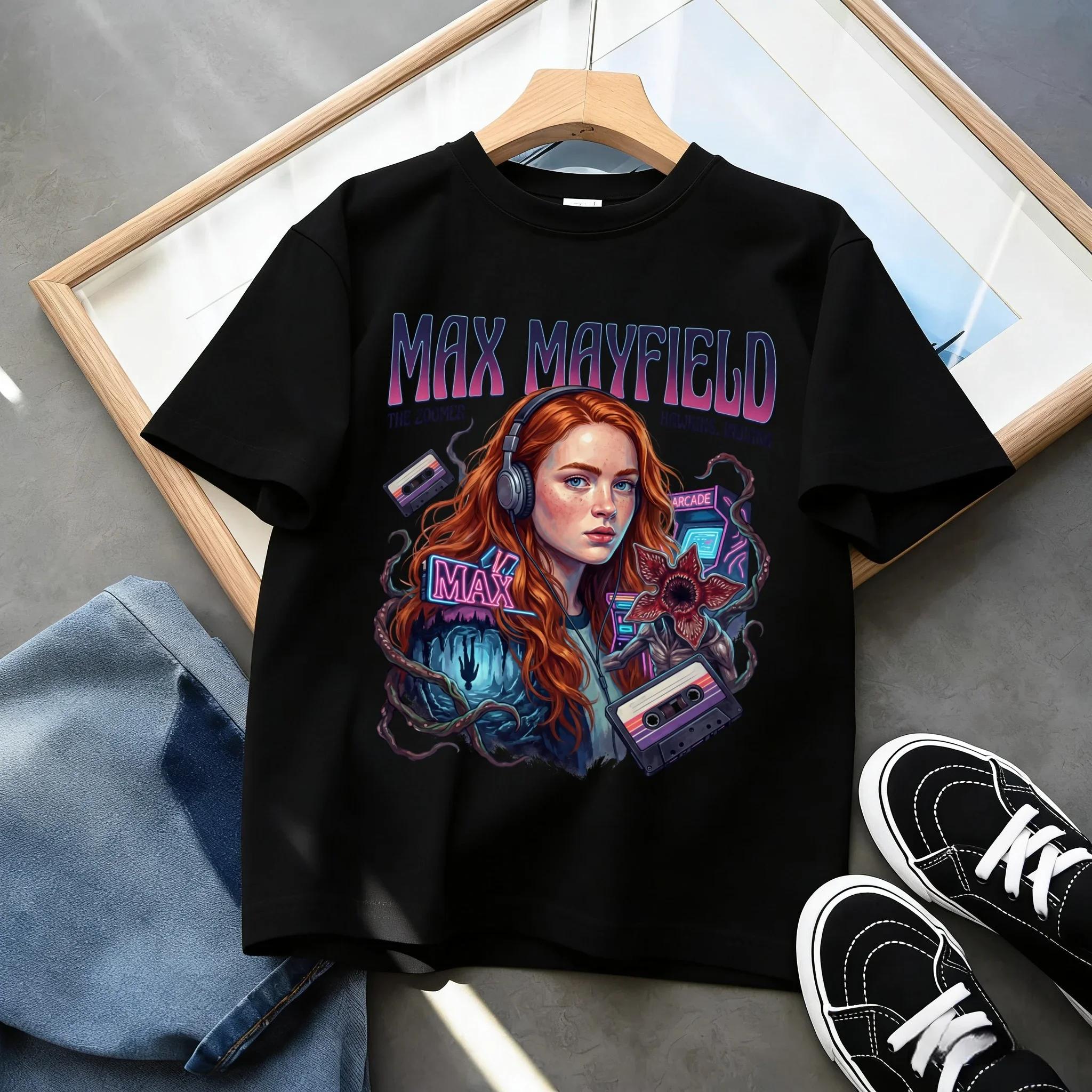 T-shirts assortis pour la famille Stranger Things Max Mayfield, hauts imprimés « The Zoomer »