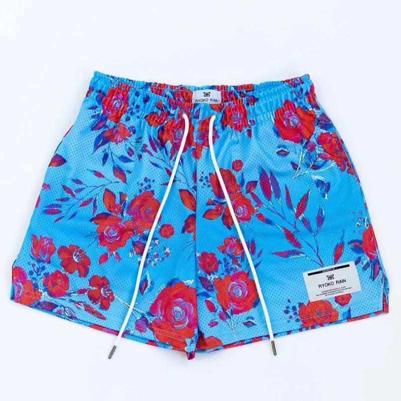 Nouveaux shorts d'été pour hommes et femmes, mode plage bord de mer, shorts de sport en maille, pant