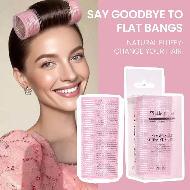 1 pièces bigoudis ensemble bigoudis sans chaleur cheveux onduler frange auto-adhésif bigoudis pour l