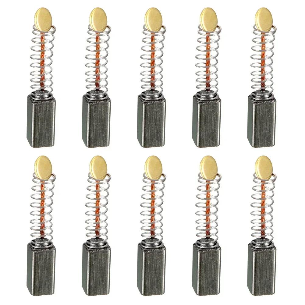 Balais de carbone pour moteurs électriques, 10x5x5mm, pièces de rechange pour outils de perceuse éle