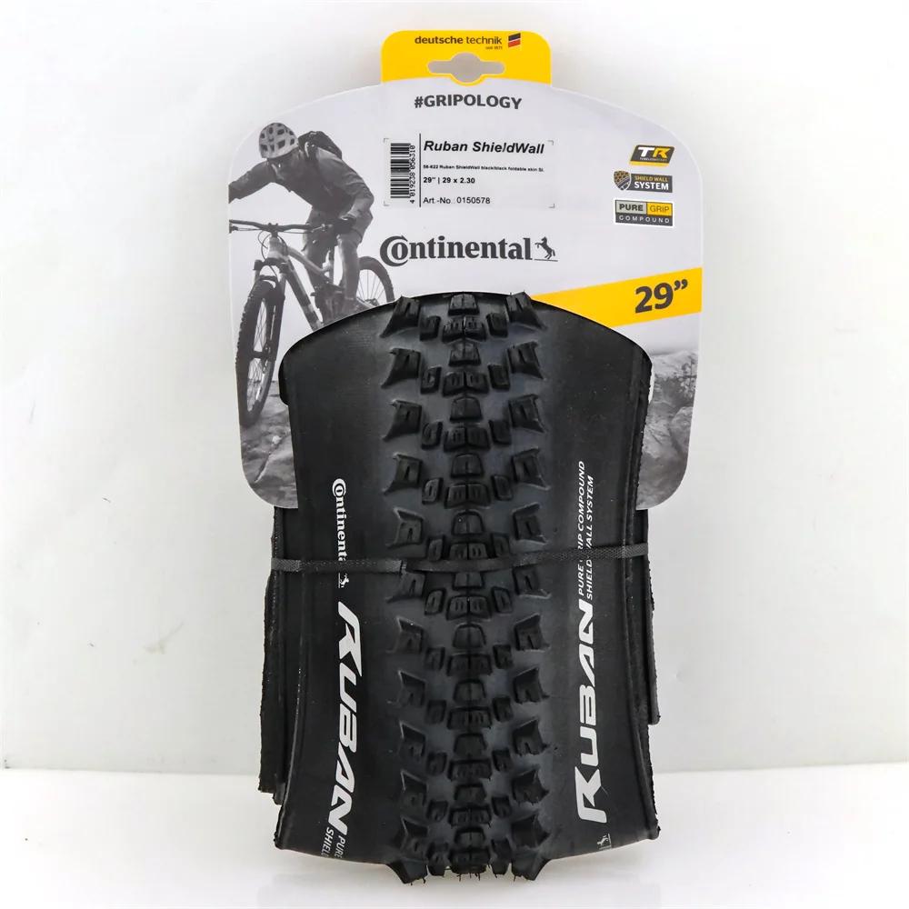 Pneu VTT Tubeless CONTINENTAL RUBAN SHIELDWALL 27.5/29 pouces - TLR E-25 pliant XC pour vélo tout terrain