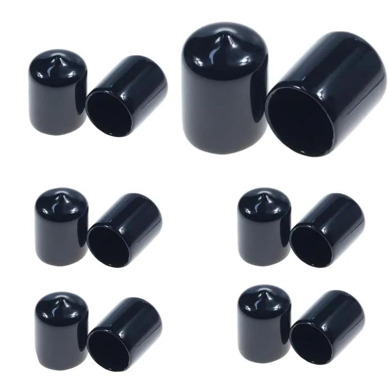 Bouchon d'étanchéité en vinyle PVC 3-25mm, 50 pièces, bouchon d'extrémité de tuyau en caoutchouc, bo