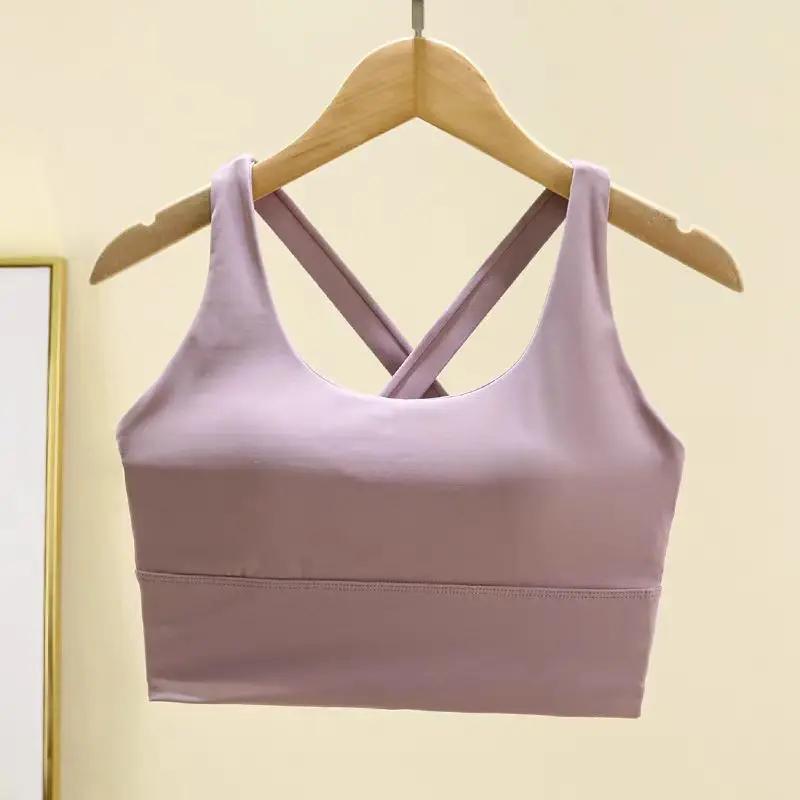 Soutien-gorge sport haute intensité à coussin fixe - Course, Yoga, Fitness - Soutien optimal femme