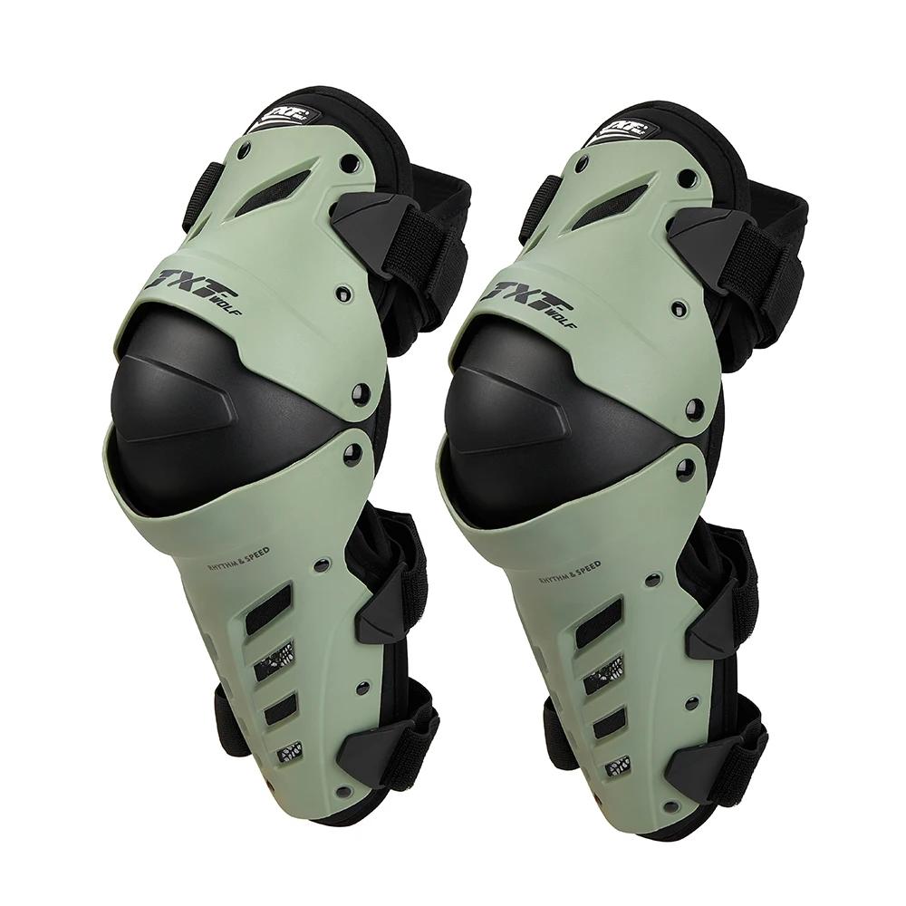 JXT WOLF moto genouillère activité anti-chute protection vélo quatre saisons jambe protection route