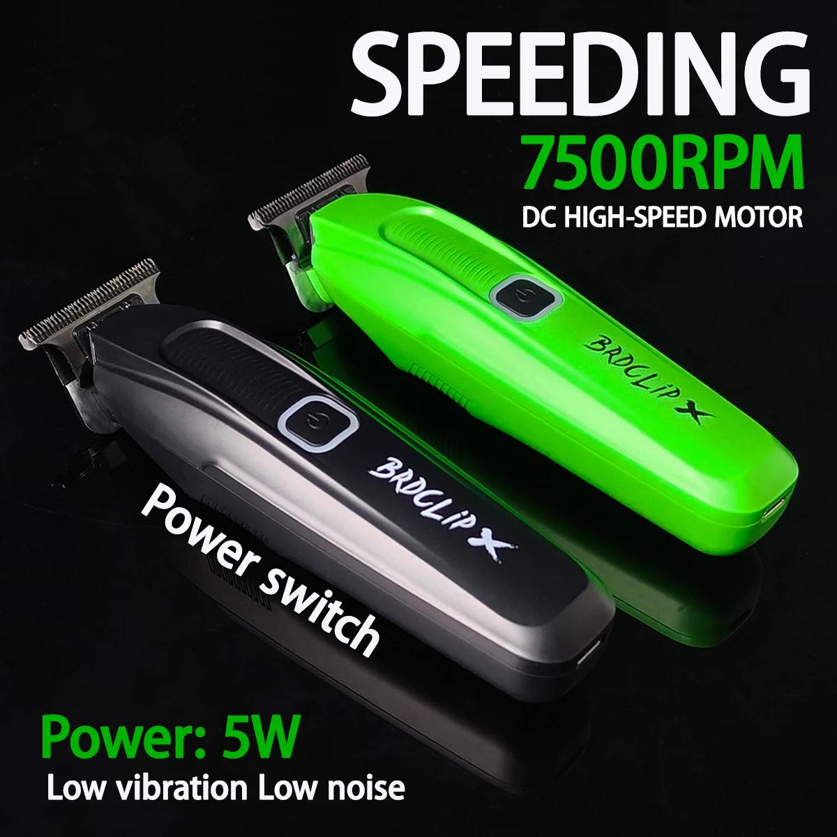 BRDCLIP FA1981 7500 tr/min professionnel X tondeuse à cheveux 0 Distance DLC lame barbier 1500mAh fi