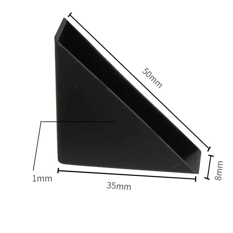 Couvercle de protection d'angle de Table noir, 16 pièces, panneau de verre, cadre photo, transporteu