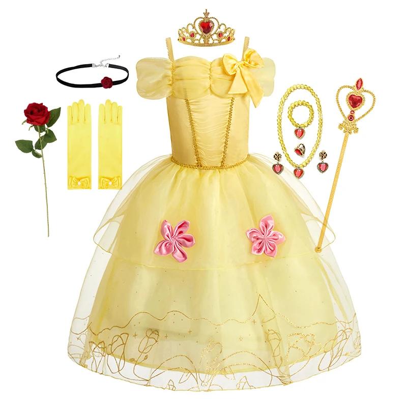 Cendrillon Belle Costume pour filles déguisement d'halloween Cosplay raiponce robe de princesse bébé