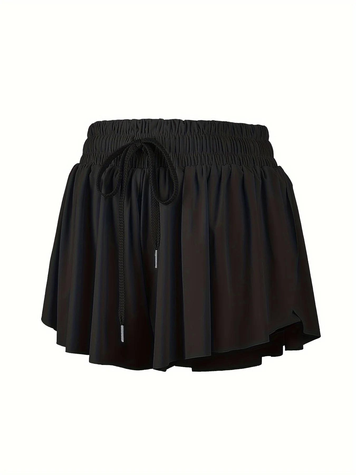 Short athlétique fluide pour femme, jupe confortable, vêtements mignons, décontracté, été, gym, yoga