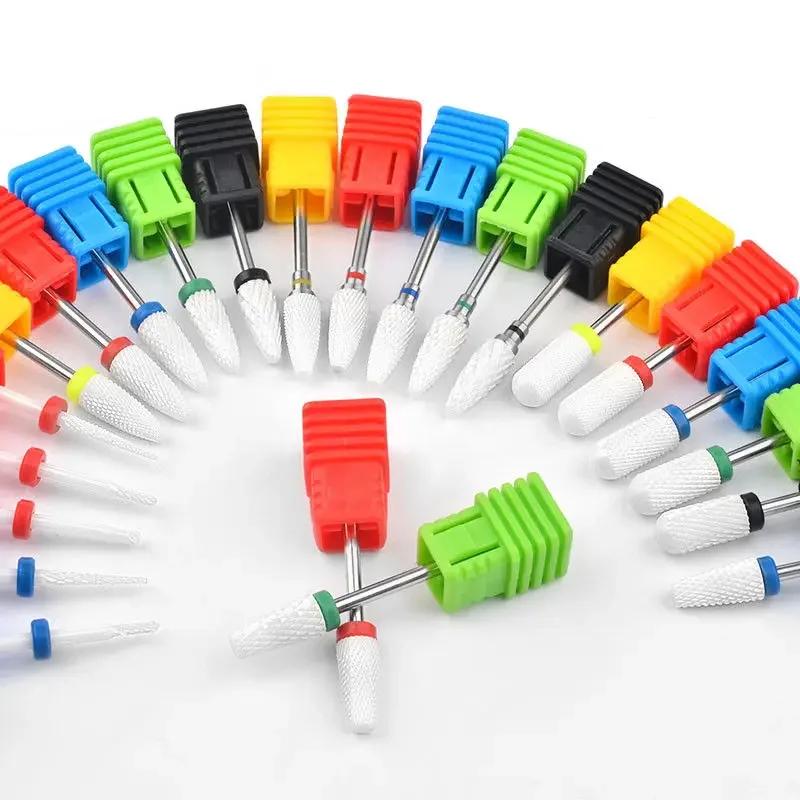 Perceuse à ongles en céramique, dispositif de nettoyage à coupe rotative pour Machine à Nail Art, ac