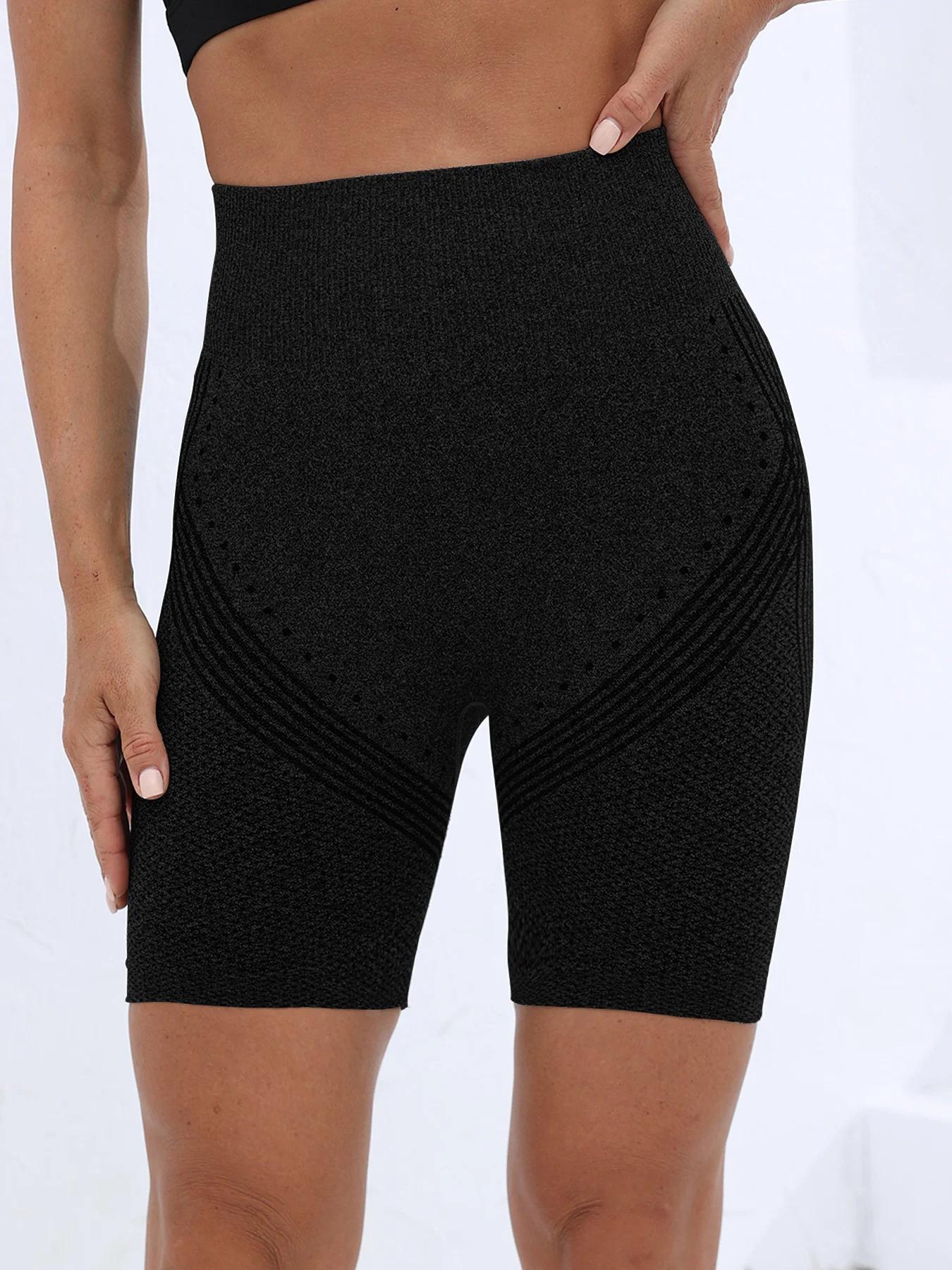 Nouveau Short de Fitness pour femmes sans couture Fitness sport Yoga short taille haute