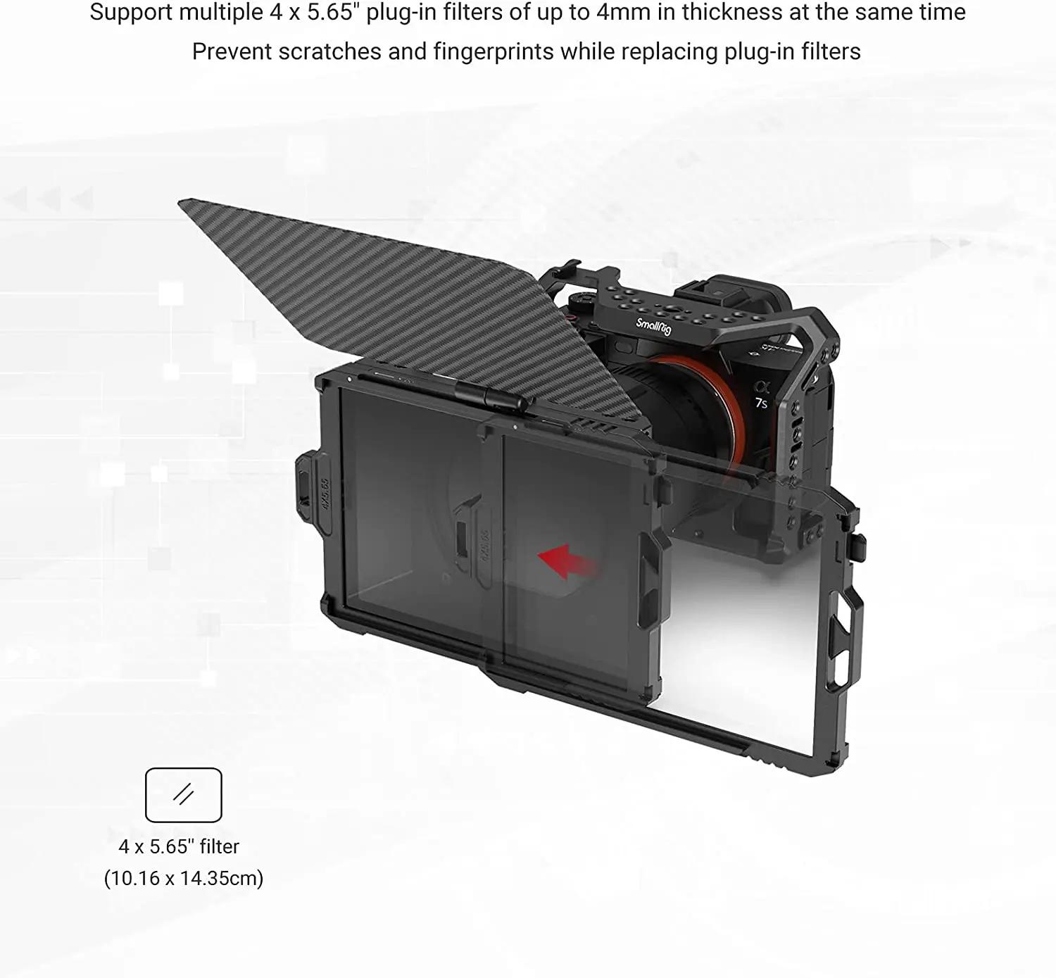 SmallRig – Mini boîtier mat pour appareils photo DSLR sans miroir, Compatible avec les objectifs 52m