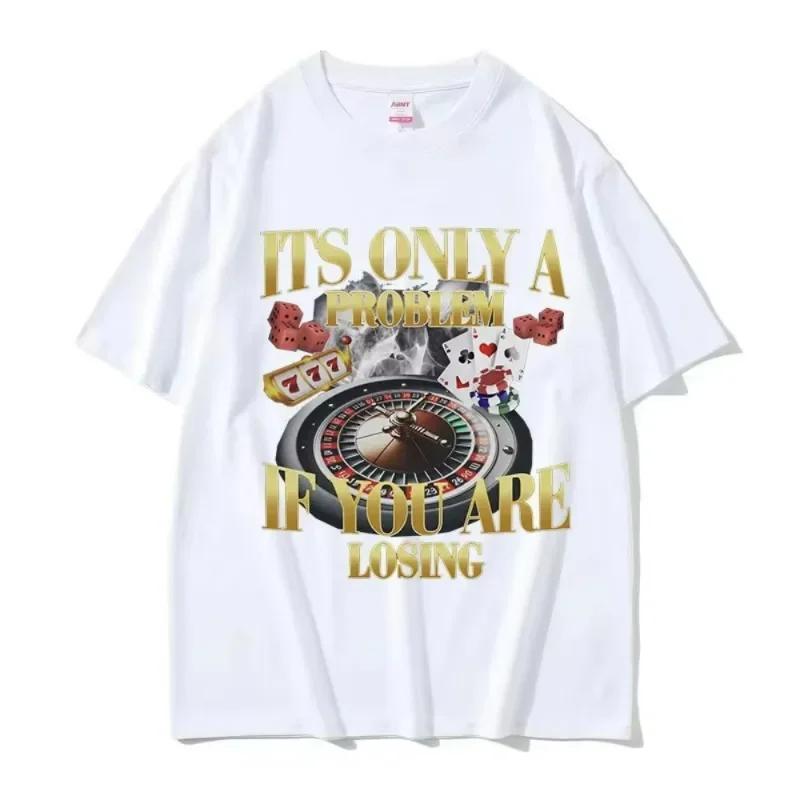 Les gagnants ne arrêtent jamais drôle jeu Meme T-shirt hommes Vintage haute qualité mode femmes T-sh