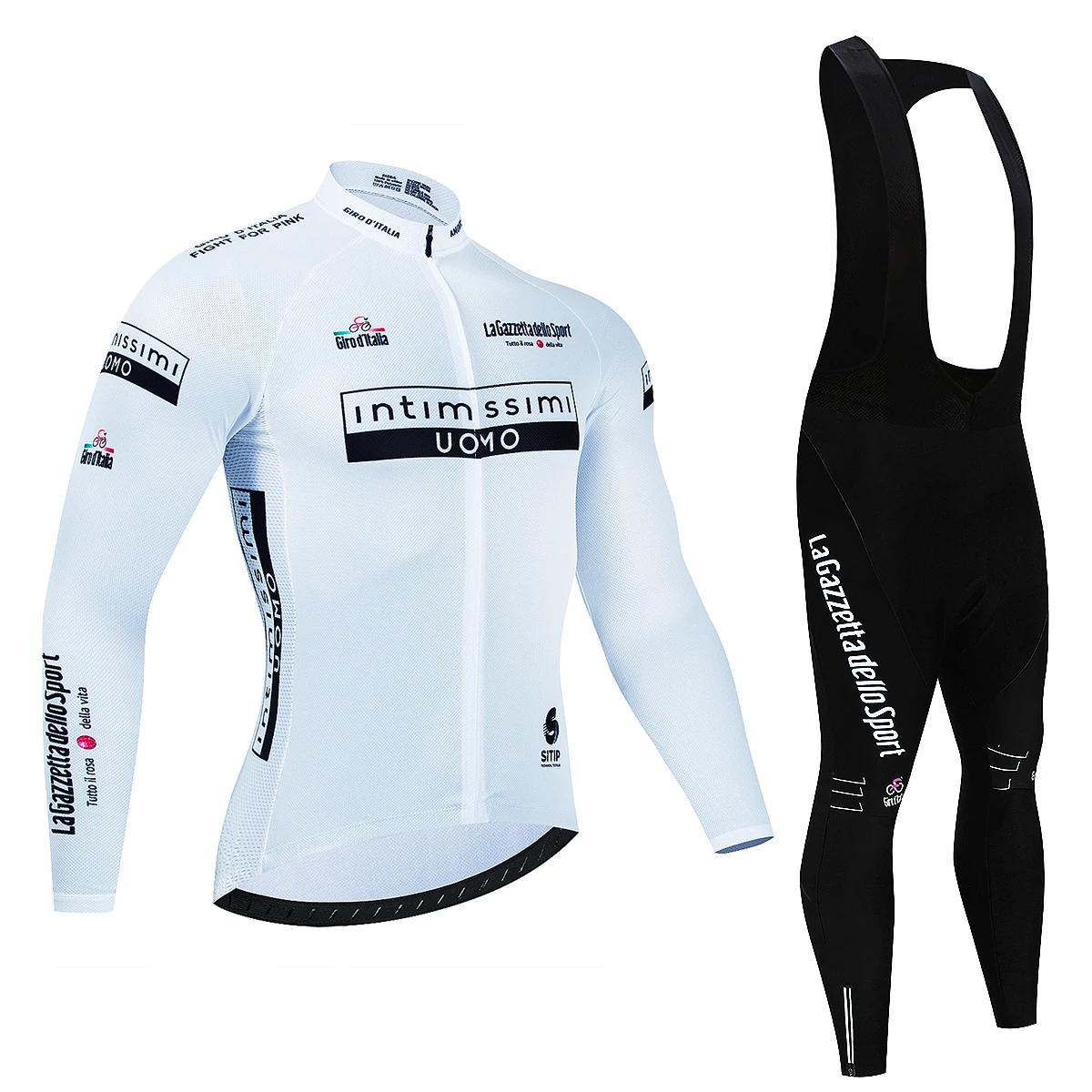 Maillot De cyclisme Tour d'italie D'ITALIA, ensemble Premium Anti-UV à manches longues, combinaison