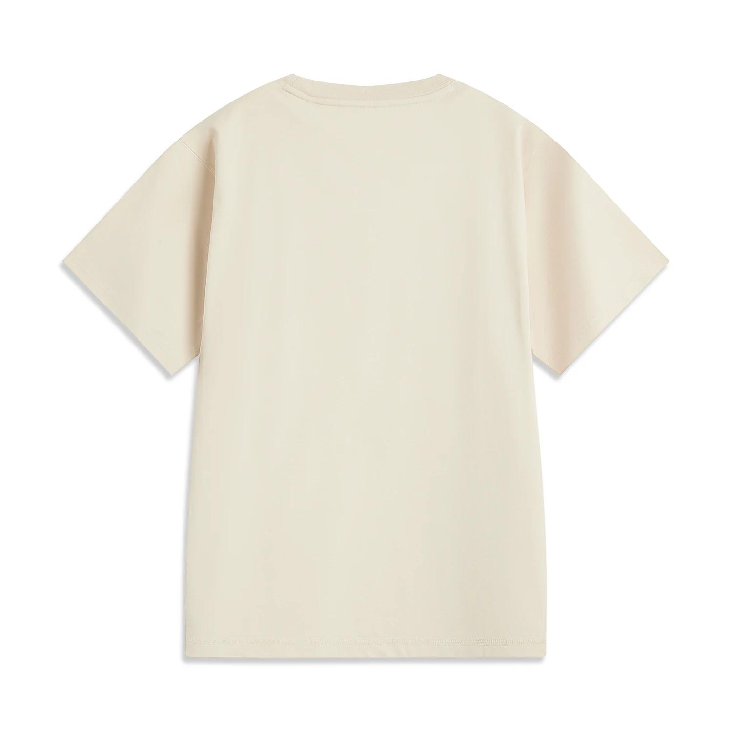 T-shirt sport femme Li-Ning AT DRY FREEZE coton polyester coupe ample loisirs AHSV640