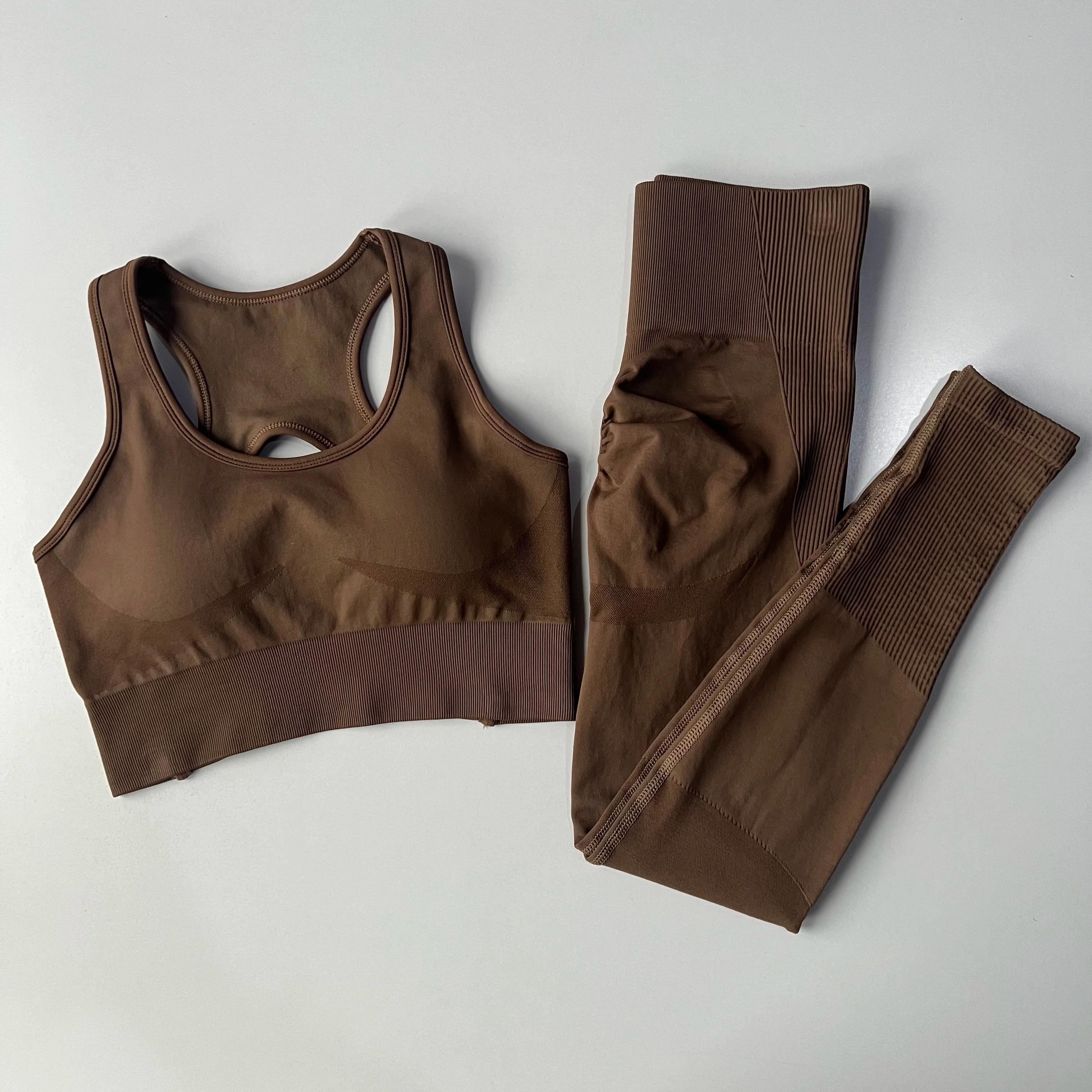 Soutien-gorge de sport antichoc, Leggings, Fitness professionnel, beauté du dos, séchage rapide, tai
