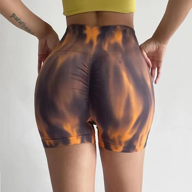Short de sport femme Dreamoon 4.5 Scrunch taille haute sans couture - Yoga et entraînement