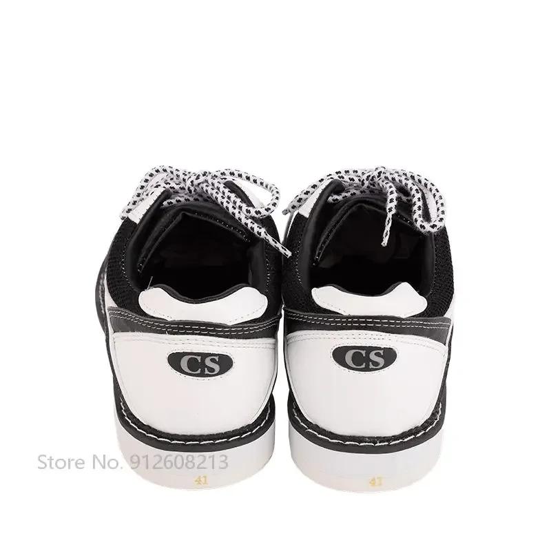 Chaussures de bowling unisexes pour hommes et femmes, respirantes, coordonnantes, semelle extérieure