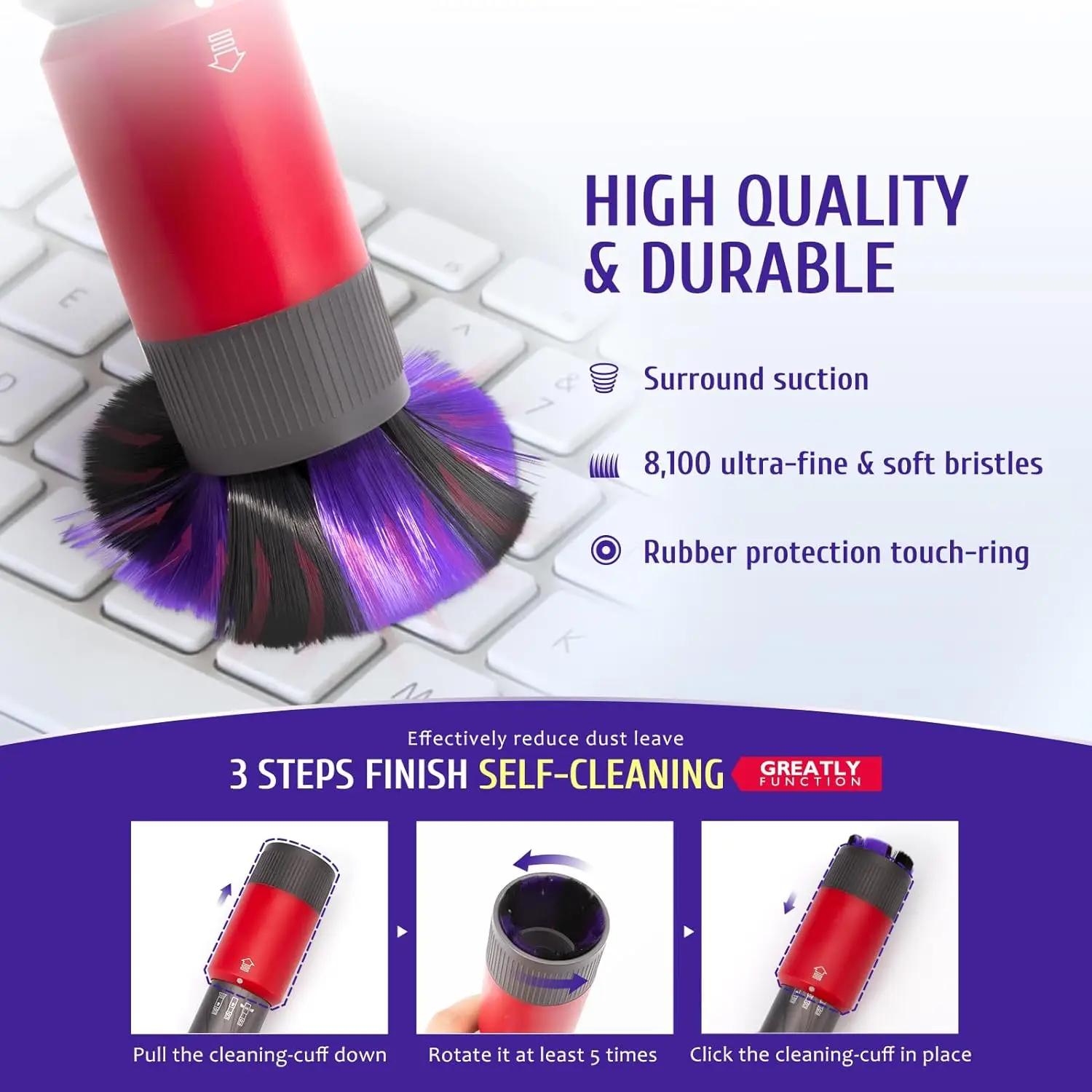 Tuyau d'extension Flexible pour brosse à dépoussiérer, pour aspirateur Dyson Outsize/ V7/ V8/ V10/ V